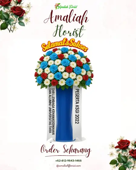Standing Flowers Ketapat Bening